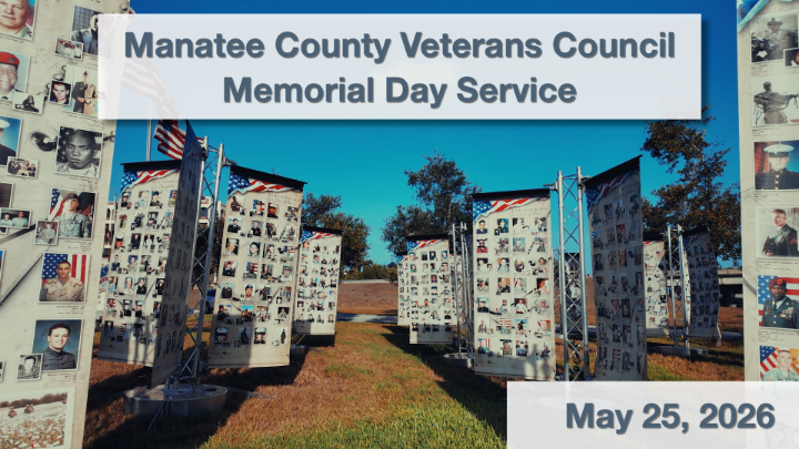 Thumbnail image for Manatee County Memorial Day Service 2026, May 25, 2026